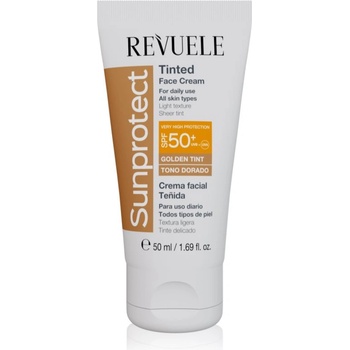 Revuele Sunprotect Tinted Face Cream тониращ защитен крем SPF 50+ цвят Golden Tint 50ml