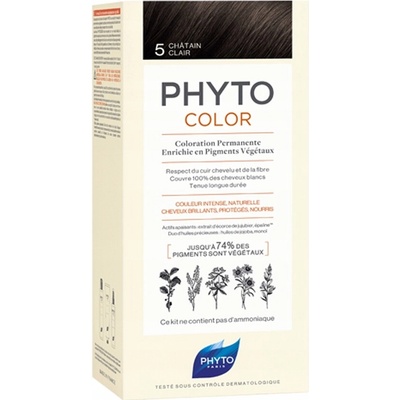 Phyto barva na vlasy 5 Světle kaštanová