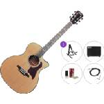BromoGuitars BAN2CE Premium SET Natural Електро-акустична китара Джъмбо