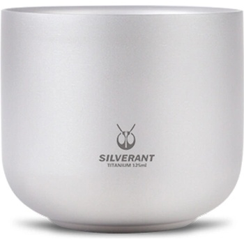 SilverAnt Двойна титаниева чаша за чай 125 ml (SATIDWCUP125)