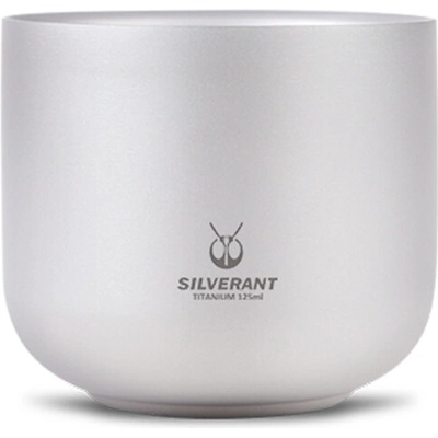 SilverAnt Двойна титаниева чаша за чай 125 ml (SATIDWCUP125)