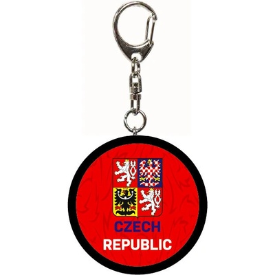Prívesok na kľúče CCM Mini puck State Emblem Red