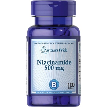 Image 1 of Puritan's Pride Niacinamide 500 mg [100 Таблетки]