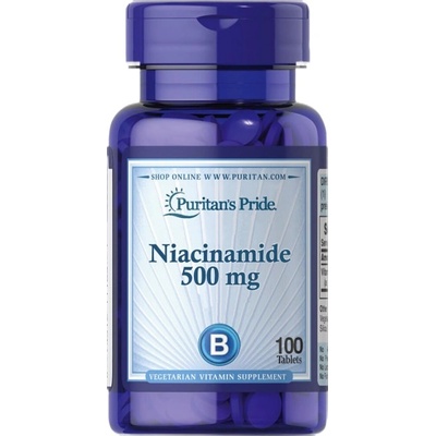 Puritan's Pride Niacinamide 500 mg [100 Таблетки]