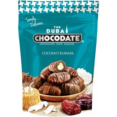 DUBAJ Chocodate čokodatle s kokosovou kunafou v čokoládě 90 g