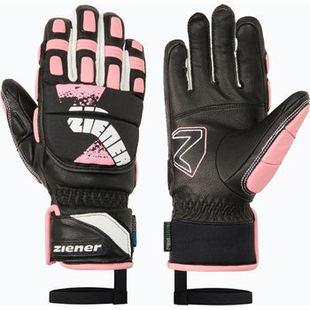 ZIENER Детски скиорски ръкавици Ziener Lanus-Z AS PR black/pink vanilla