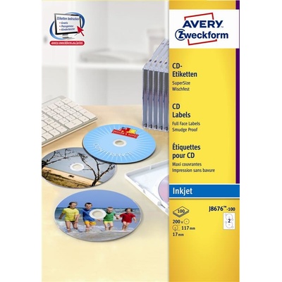 Avery Zweckform 100 listů, A4, bílé J8676-100