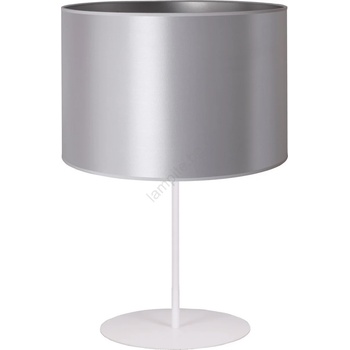 Image 1 of Duolla - Настолна лампа CANNES 1xE14/15W/230V Ø 20 см сребрист/бял (DU603010)