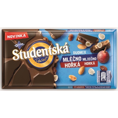 Orion Studentská pečeť mléčná-hořká 170 g