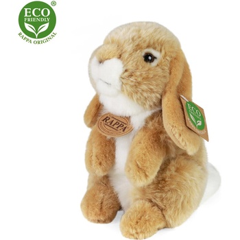 Rappa Плюшено Бежово зайче, седящо, 18 см. , серия Еко приятели (201835)