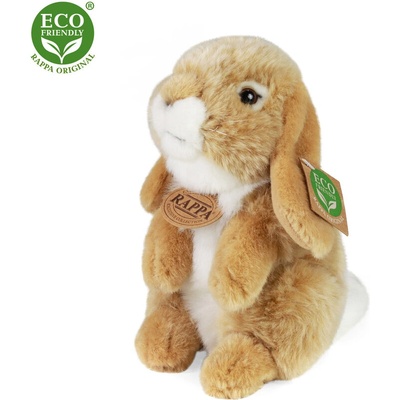 Rappa Плюшено Бежово зайче, седящо, 18 см. , серия Еко приятели (201835)