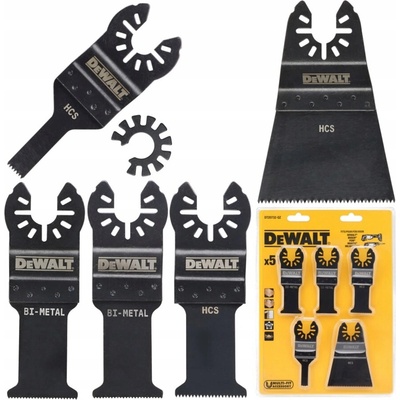 DeWalt DT20732 sada plátků do oscilační brusky 5ks, (DT20700,DT20701,DT20704,DT20705,DT20710)