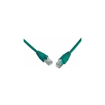 Solarix 28451509 patch, CAT5E SFTP PVC, 15m, zelený