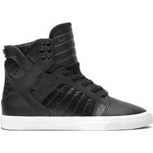 Supra topánky Wmns Skytop High Black/Black