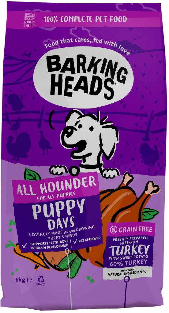Barking Heads All Hounder Puppy Days kg od 879 Kč
