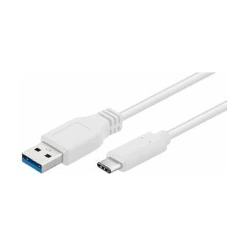 MicroConnect USB 3.2 Gen 1 C-A Cable, 2m White, for synching and charging, Speed Rate at 5 Gbs