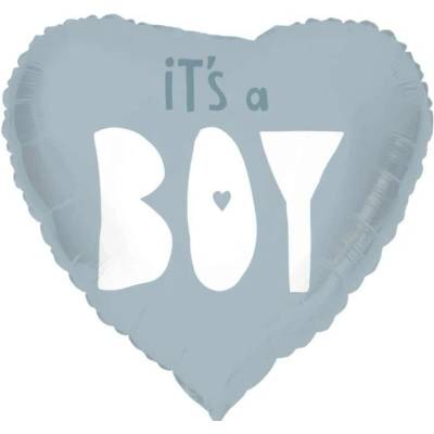 Folat Foliový balonek srdceIt's Boy 45 cm