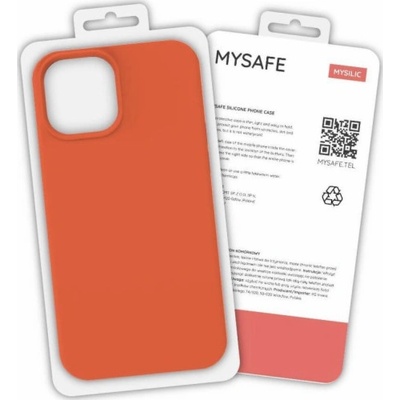 Pouzdro Mysafe Silicone Case iPhone 11 Pro Max oranžové