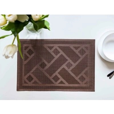 Jahu collections prostírání Deluxe Majda ornamenty hnědé 30x45cm