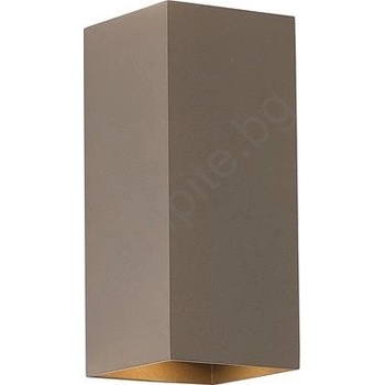 Searchlight 24126LT - Стенно осветително тяло DON 2xGU10/10W/230V кафяво (SR0736)