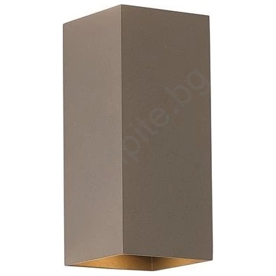 Searchlight 24126LT - Стенно осветително тяло DON 2xGU10/10W/230V кафяво (SR0736)