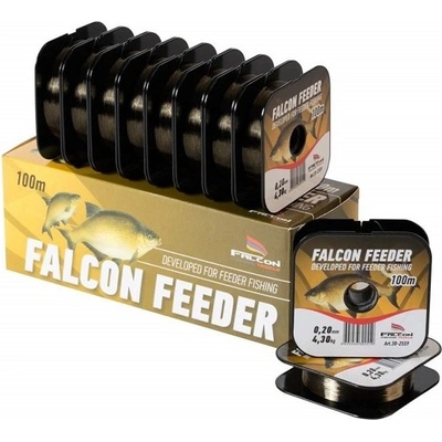 Falcon Feeder Tmavo Hnedá 100 m 0,16 mm 2,95 kg