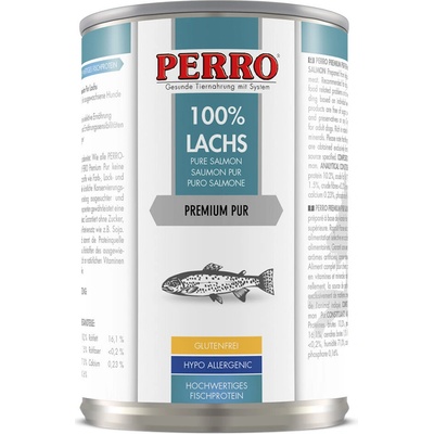 Perro Premium Pure Losos 410 g