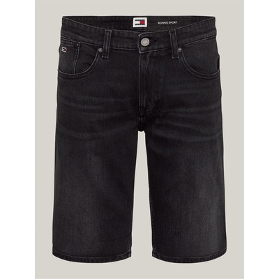 Tommy Jeans Къси панталони Tommy Jeans Men's Ronnie Five-Pocket Denim Shorts - Dnm Black