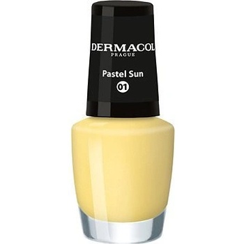 Dermacol Mini Pastel lak na nechty 01 Pastel Sun 5 ml