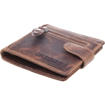 Jennifer Jones Pánská kožená peněženka dolarovka 5533 hnědá