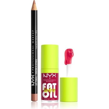 NYX Cosmetics Fat Oil Lip Drip комплект за устни 2 бр