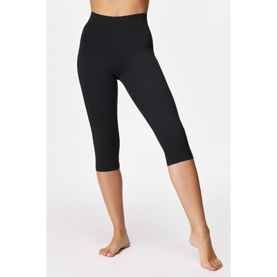 Astratex legíny Comfort Highwaist Capri černé – Zboží Mobilmania