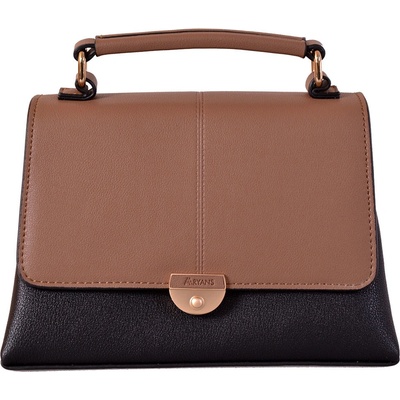 Aaryans dámská crossbody kabelka X052 hnědá/černá
