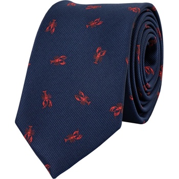 Bubibubi kravata s rakmi tmavomodrá