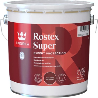 Tikkurila ROSTEX SUPER Antikorózna základná farba na kov 1 l, Oxidovo červená