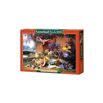 Castorland Puzzle 2000 pcs. Elegant Still Life with Flowers, Eugene Bidau