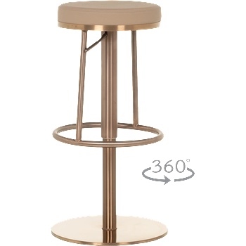 Carmen Бар стол bezu - пясъчно кафяв rg (3521506)