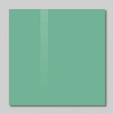 SOLLAU Sklenená magnetická tabuľa zelená veronesová 65 x 100 cm
