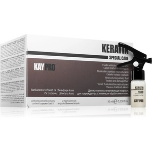 Kaypro Keratin Filler флуид за увредена коса за професионална употреба 12x10ml
