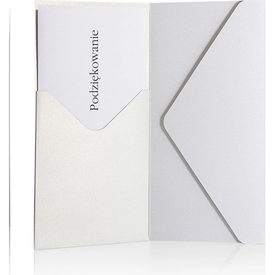 Galeria Papieru obálky DL Pearl SP/kapsa bílá 220g, 5ks