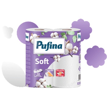 Pufina Пуфина Софт 2 кухненска ролки х 50 къса (6422295000901)