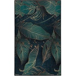 Mila Home Килим подходящ за пране в петролен цвят 120x180 cm Midnight Jungle - Mila Home (HKC-DikHali-40-120x180)
