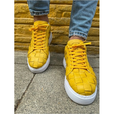 Chekich Мъжки обувки с връзки ch209 - Жълти #365940 (365940_Жълт)