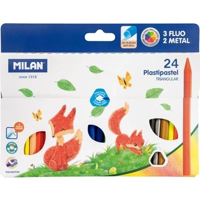 Milan trojhranné 19 ks + 3 x Fluo +2 metalické 451811