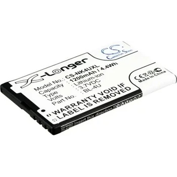 Image 1 of Cameron Sino Батерия за мобилен телефон NOKIA 301, 3120 Classic, 5530 XpressMusi BL-4U LIIon 3, 7V 1200mAh Cameron Sino (CS-NK4UXL)