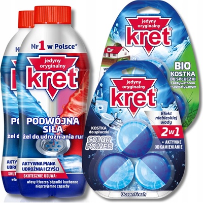Kret gél na čistenie odpadových potrubí 1,5 l
