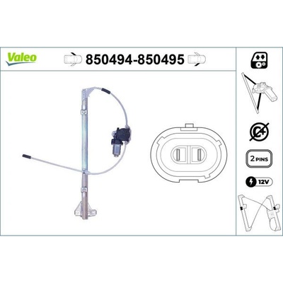 Zvedací zařízení oken VALEO 850494