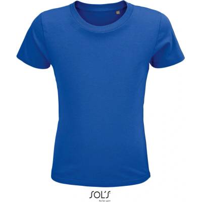 SOL's Collection Tričko Crusader Kids, bio bavlna, dětské, krátký rukáv COT25358045086-royal blue Modrá královská 8 roků