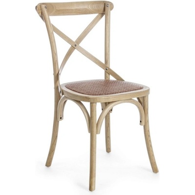 Bizzotto Стол cross натурално кафяв (0743654)