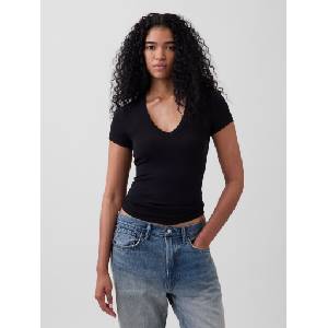 GAP Еластична тениска GAP GAP | Mnogotsveten | ЖЕНИ | XS